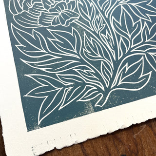 SECONDS : Hand Block Printed Art Print - No. 5770
