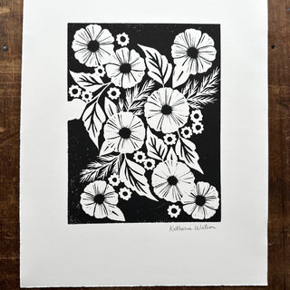 Hand Block Printed Art Print - No. 5045