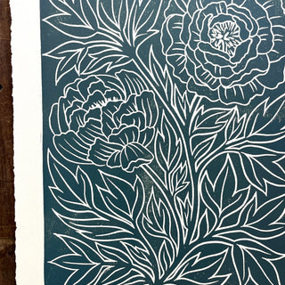 SECONDS : Hand Block Printed Art Print - No. 5770