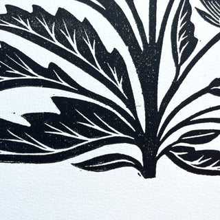 SECONDS: Hand Block Printed Artichoke Art Print - No. 3138