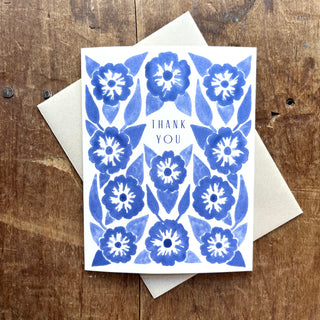 "Thank You," Offset Printed Card