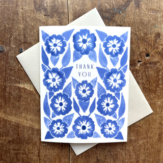 "Thank You," Offset Printed Card