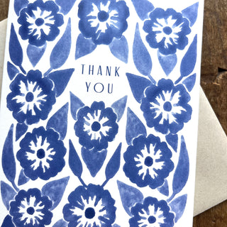 "Thank You," Offset Printed Card