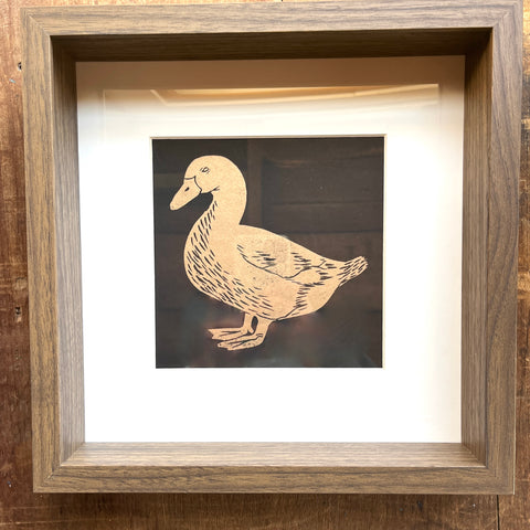 Framed Original Katharine Watson Duck Print