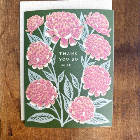 "Thank You So Much," Greeting Card