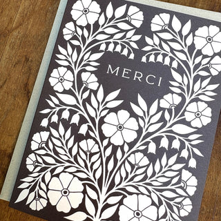 "Merci" Greeting Card