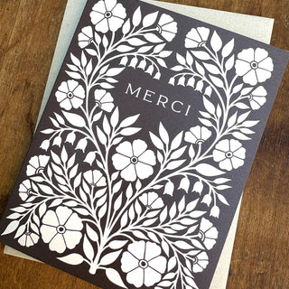 "Merci" Greeting Card