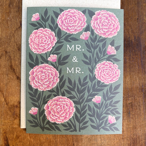 "Mr. & Mr." Greeting Card