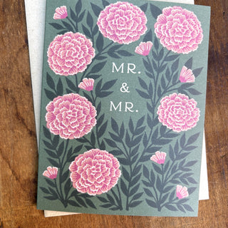 "Mr. & Mr." Greeting Card