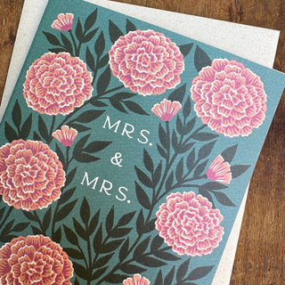 "Mrs. & Mrs." Greeting Card