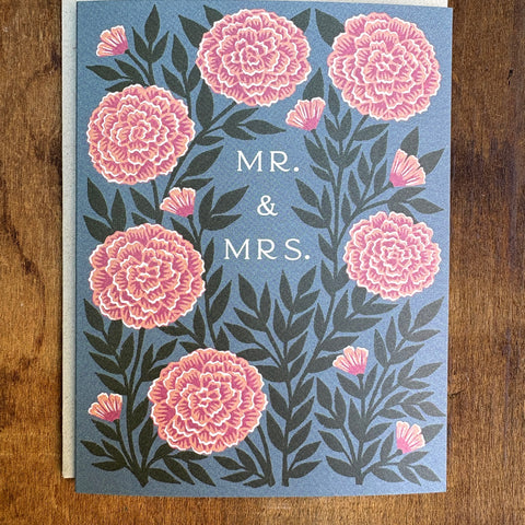 "Mr. & Mrs." Greeting Card