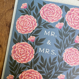 "Mr. & Mrs." Greeting Card