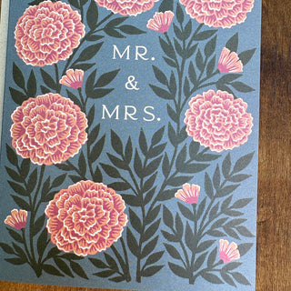 "Mr. & Mrs." Greeting Card