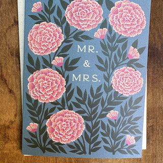 "Mr. & Mrs." Greeting Card