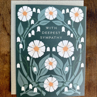 "With Deepest Sympathy," Greeting Card