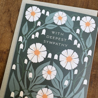 "With Deepest Sympathy," Greeting Card