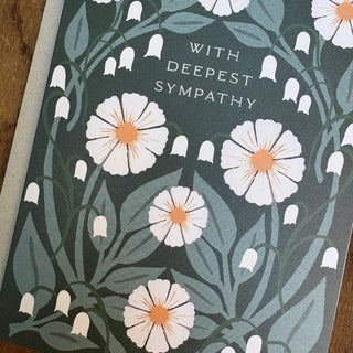 "With Deepest Sympathy," Greeting Card