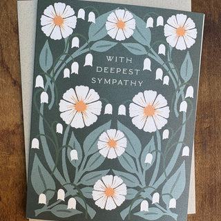 "With Deepest Sympathy," Greeting Card