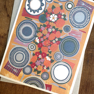 Tabletop Print Greeting Card