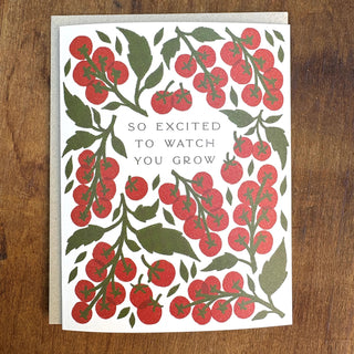 "So Excited To Watch You Grow" Greeting Card