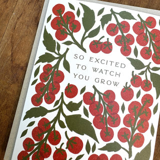 "So Excited To Watch You Grow" Greeting Card
