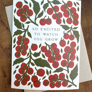 "So Excited To Watch You Grow" Greeting Card