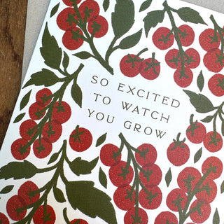 "So Excited To Watch You Grow" Greeting Card