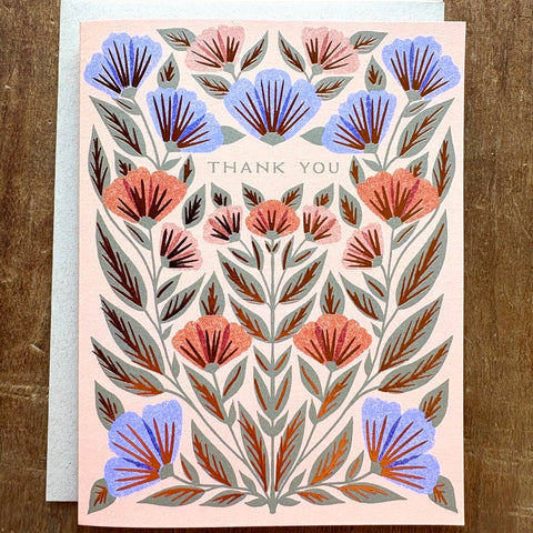 "Thank You," Greeting Card