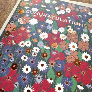 "Congratulations," Greeting Card