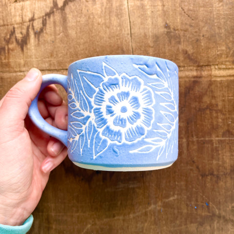 SECONDS : Hand Painted Ceramic Mug - No. 6104