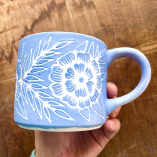 SECONDS : Hand Painted Ceramic Mug - No. 6104