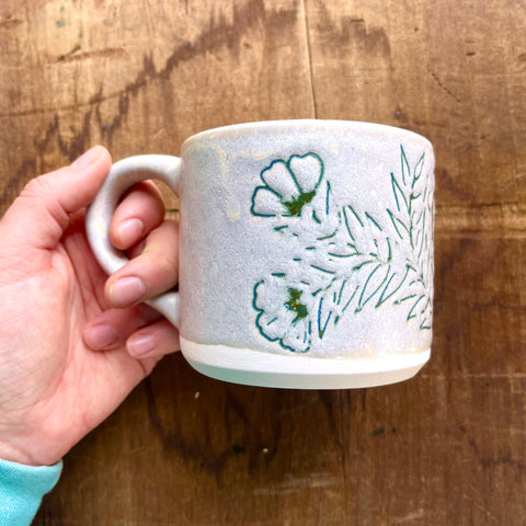 Hand Painted Ceramic Mug - No. 6105