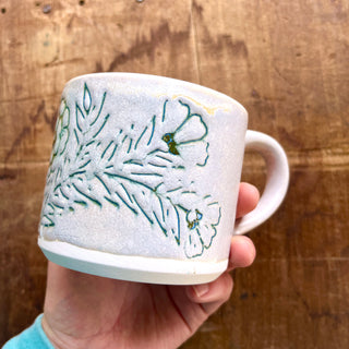 Hand Painted Ceramic Mug - No. 6105
