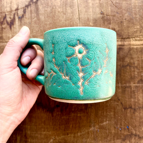 Hand Painted Ceramic Mug - No. 6109