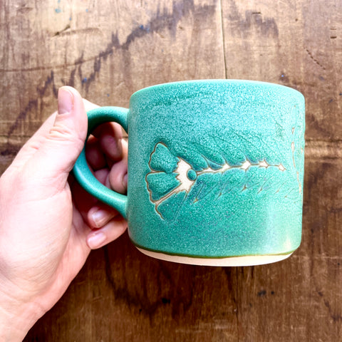 SECONDS : Hand Painted Ceramic Mug - No. 6110