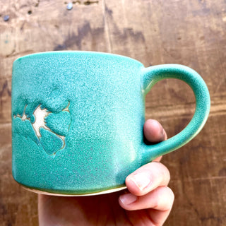 SECONDS : Hand Painted Ceramic Mug - No. 6110