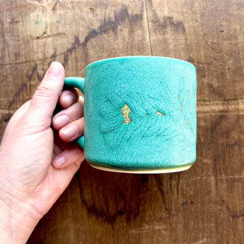 SECONDS : Hand Painted Ceramic Mug - No. 6112