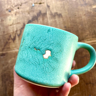 SECONDS : Hand Painted Ceramic Mug - No. 6112