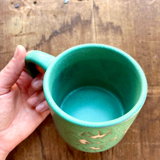 Hand Painted Ceramic Mug - No. 6113