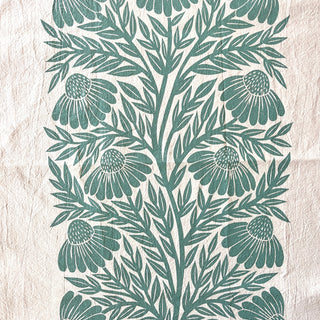 Echinacea Tea Towel