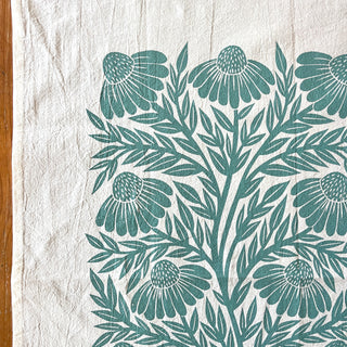 Echinacea Tea Towel