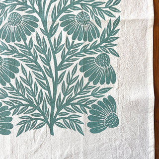 Echinacea Tea Towel