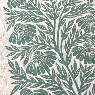 Echinacea Tea Towel
