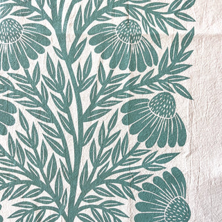 Echinacea Tea Towel