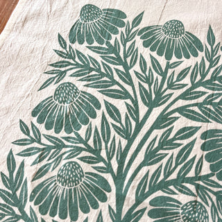 Echinacea Tea Towel