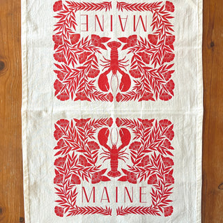 Maine Lobster Tea Towel