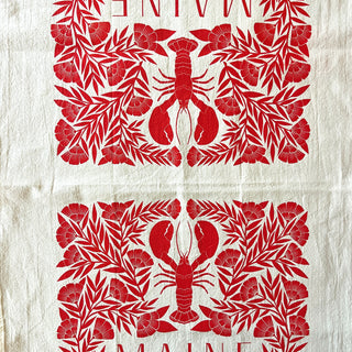 Maine Lobster Tea Towel