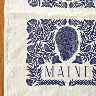 Maine Oyster Tea Towel