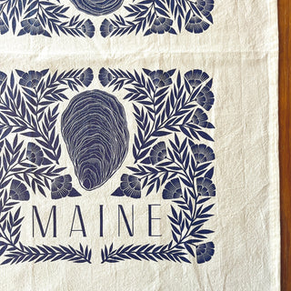Maine Oyster Tea Towel