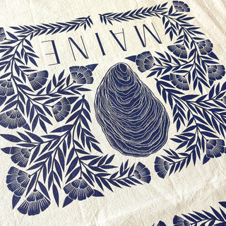 Maine Oyster Tea Towel